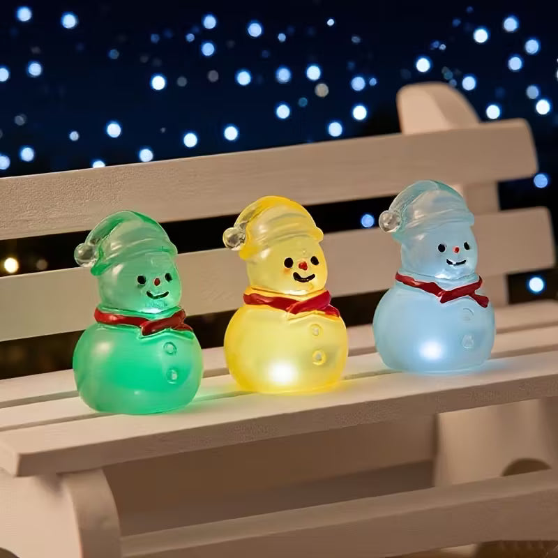Glow in the dark snowman