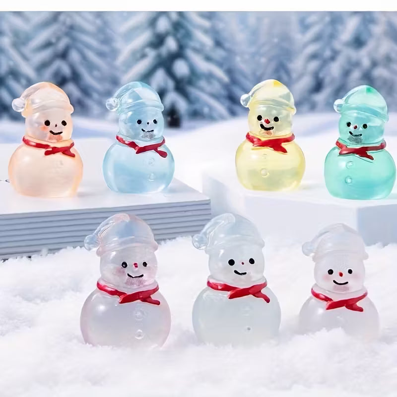 Glow in the dark snowman