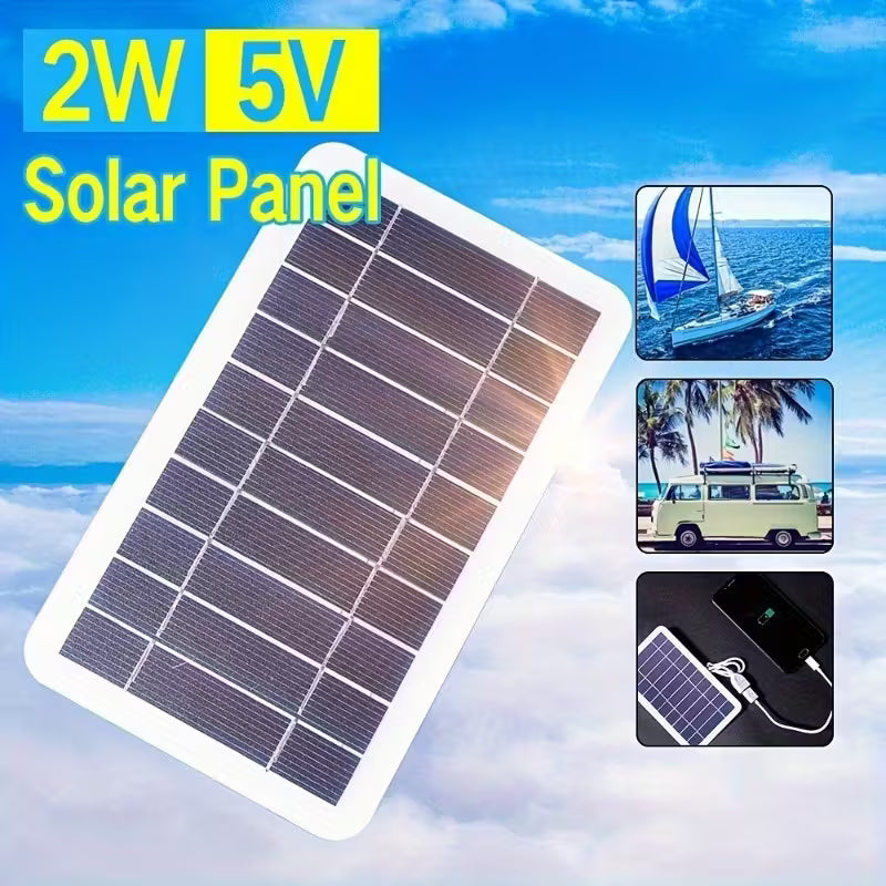 Solar charger with USB port