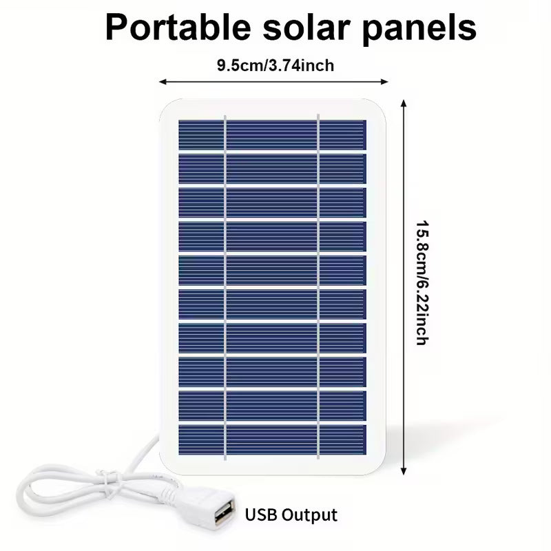 Solar charger with USB port